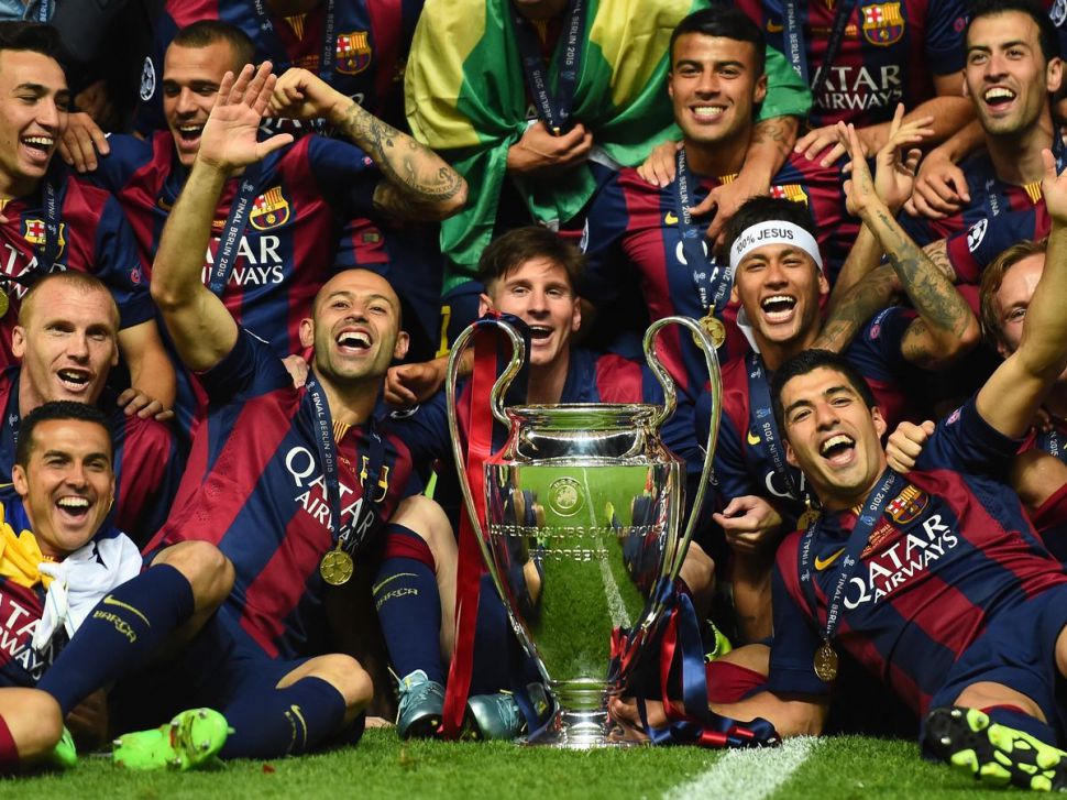 Barca vô địch C1 mùa giải 2014 - 2015  